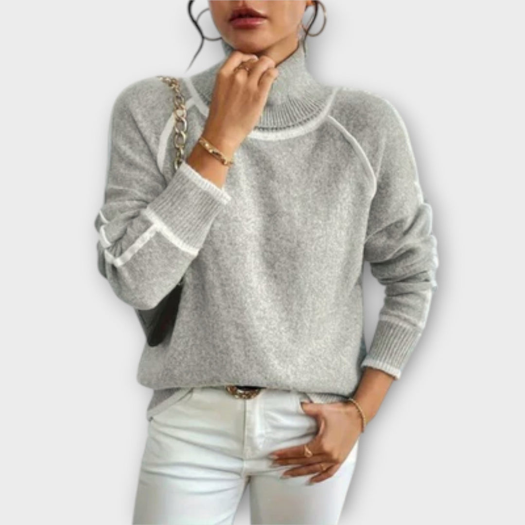 Vionne - Casual Turtleneck Jumper