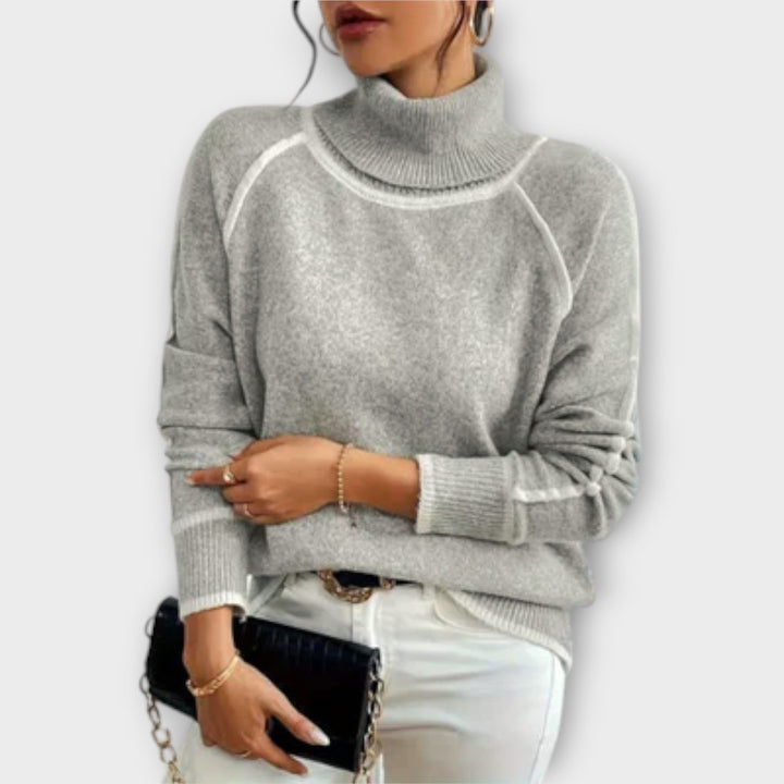 Vionne - Casual Turtleneck Jumper