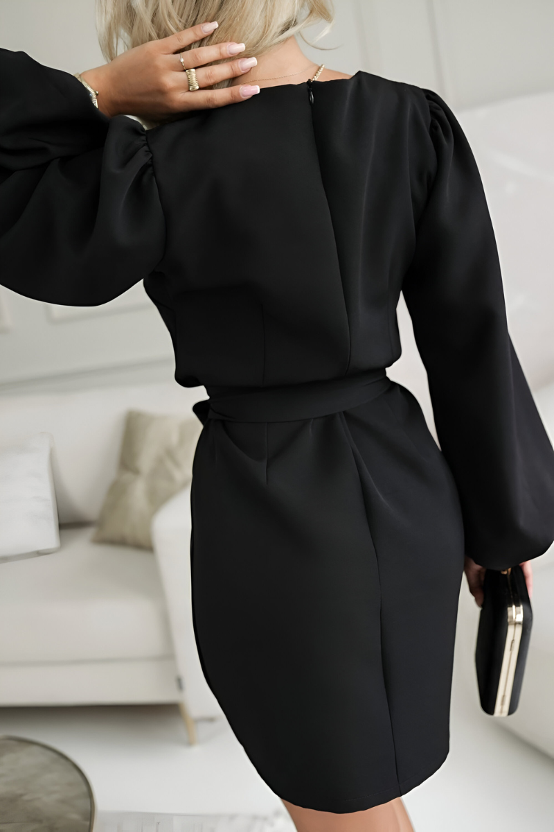 Mesoir - Elegant Casual Belted Dress