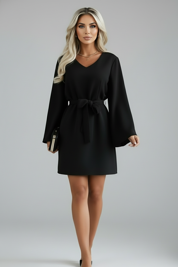 Mesoir - Elegant Casual Belted Dress