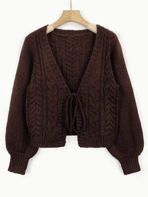 Nerina | Soft Cable Knit Cardigan