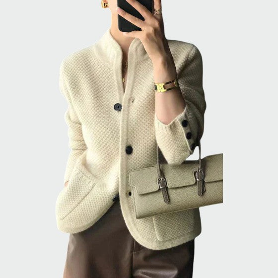 Liora - Elegant Cardigan With Buttons