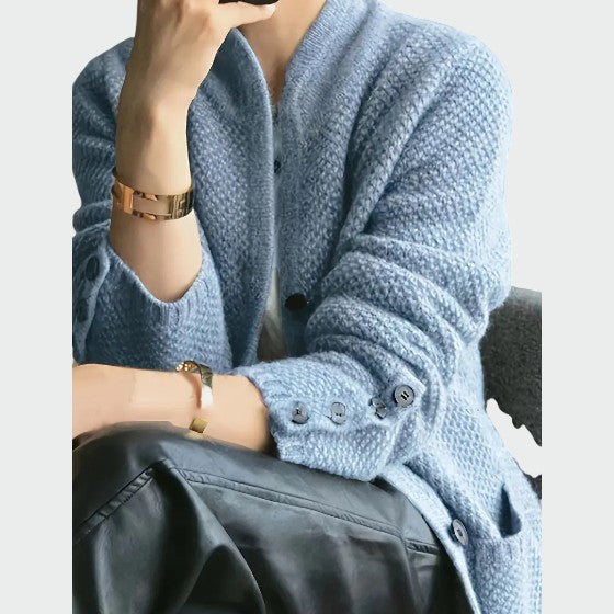 Liora - Elegant Cardigan With Buttons