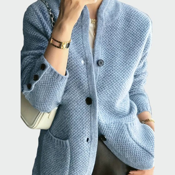 Liora - Elegant Cardigan With Buttons