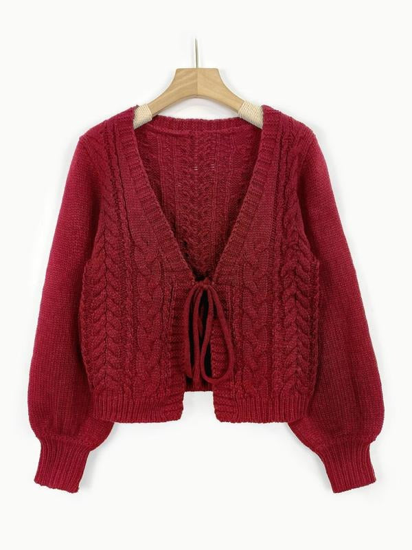 Nerina | Soft Cable Knit Cardigan