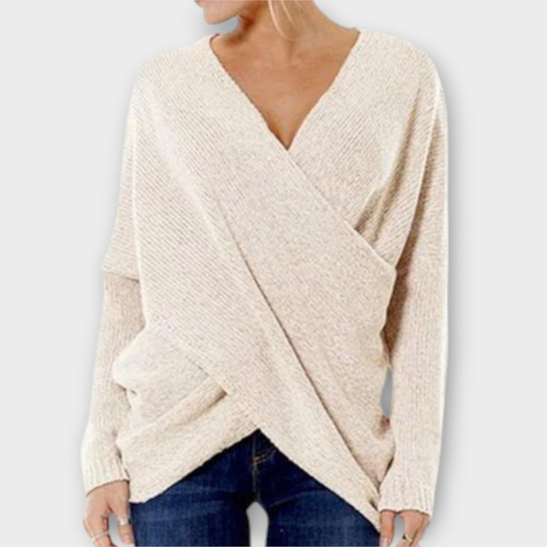 Oria - Crossed Sweater