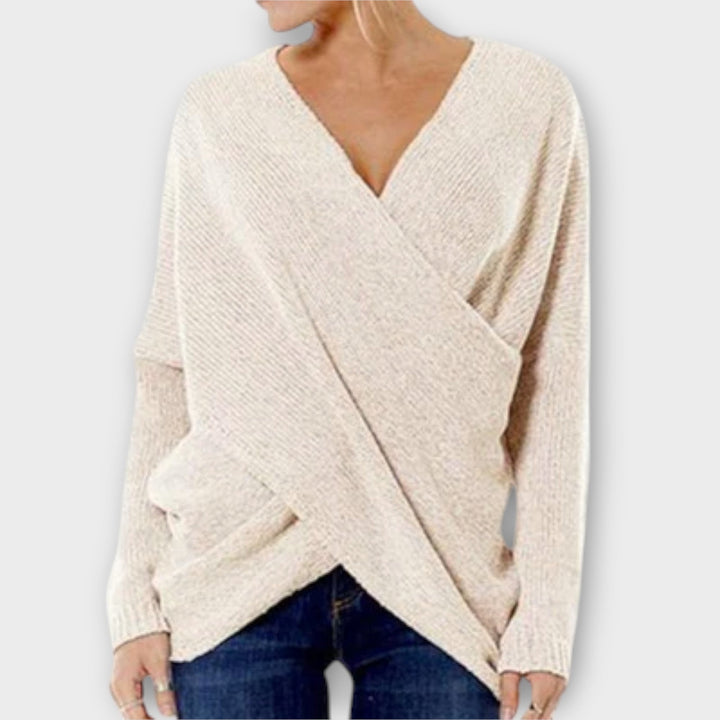 Oria - Crossed Sweater
